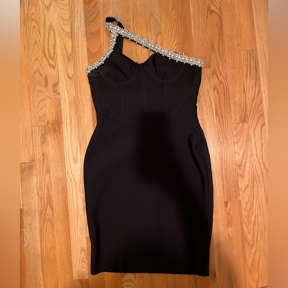 Black bodycon alieva XL dress